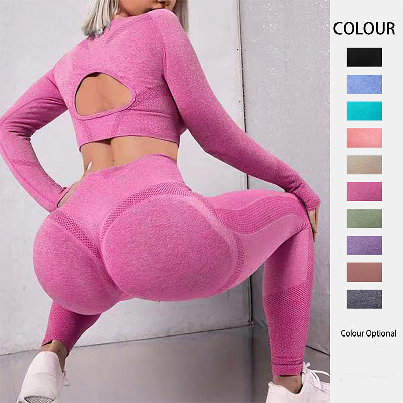 Long Sleeve Workout Set - Gymlalla