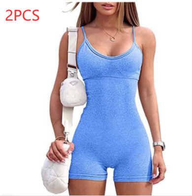 Shorts Romper Workout Set - Gymlalla
