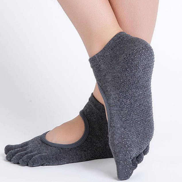 Digging hole dispensing yoga socks ladies slip five finger socks sports socks - Gymlalla