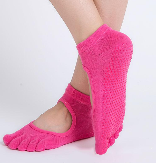Digging hole dispensing yoga socks ladies slip five finger socks sports socks - Gymlalla