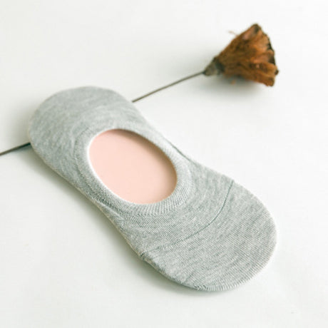 Women's Solid Color Socks Low Cut Shallow Mouth Leisure Boat Socks - Gymlalla