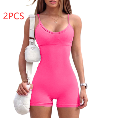 Shorts Romper Workout Set - Gymlalla