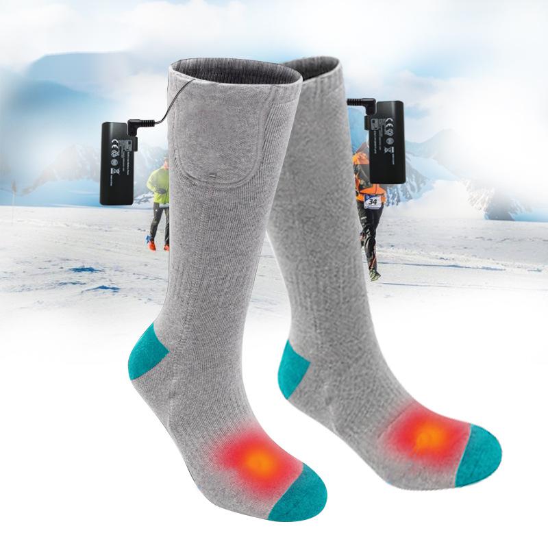 Electric heating socks heating socks electric heating socks heating foot warmer charging foot warming socks - Gymlalla
