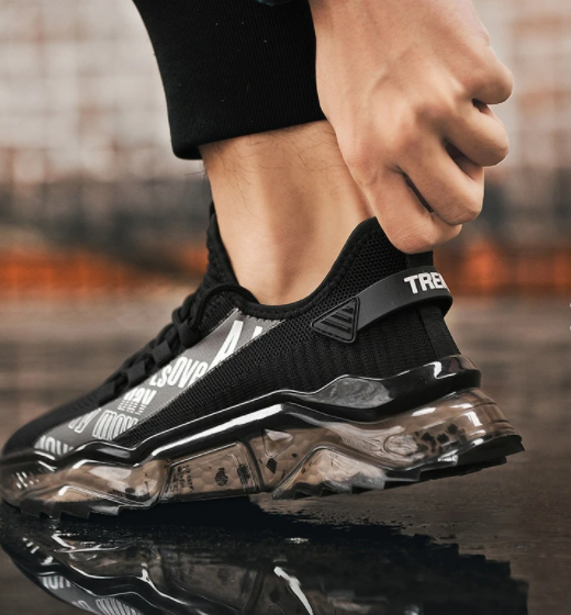 Enlightenment Men's Shoes, Flying Knit Trendy Shoes, Men's Casual Sports Shoes - Gymlalla