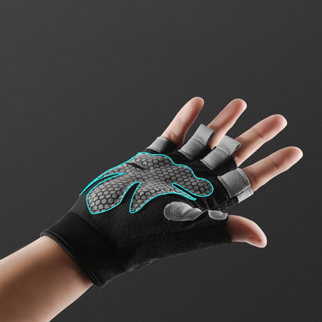 Sports Weightlifting Breathable Non-slip Silicone Half Finger Gloves - Gymlalla