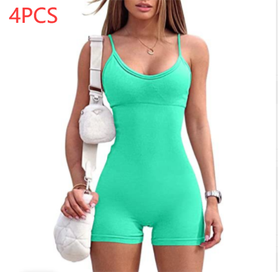 Shorts Romper Workout Set - Gymlalla