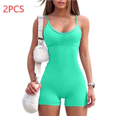 Shorts Romper Workout Set - Gymlalla