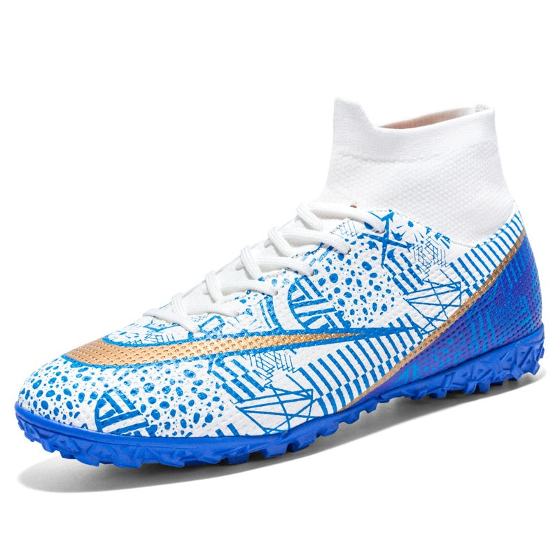 New Breathable Sports High-top Firm Ground Soccer Shoes - Gymlalla