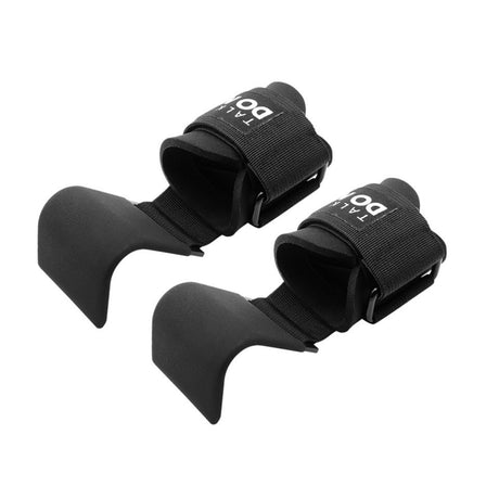 Weight Lifting Hook Grips Padded With Wrist Wraps Hand-Bar Powerlifting Gloves Heavy Duty Pull-ups Hooks Gym Training Straps - Gymlalla