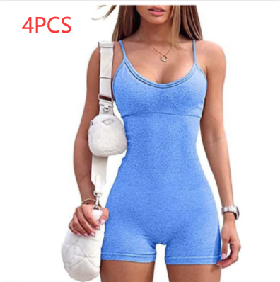 Shorts Romper Workout Set - Gymlalla