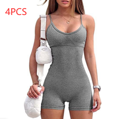 Shorts Romper Workout Set - Gymlalla