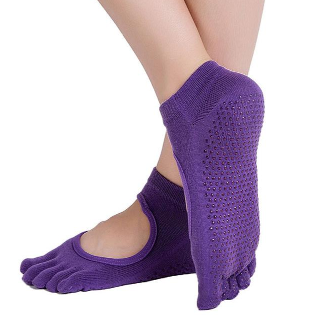 Digging hole dispensing yoga socks ladies slip five finger socks sports socks - Gymlalla