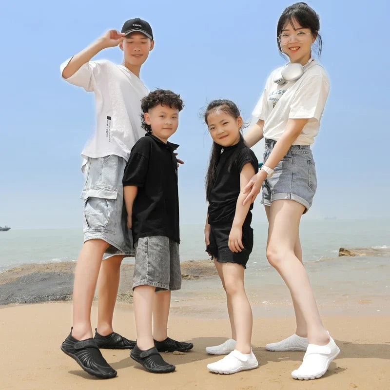 Water Shoes For Beach Women's Slippers Parent-Child Swimming Shoes Children's Fashionable Casual Shoes Motorcycle Equipment Part