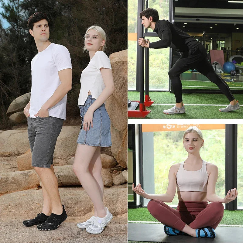 2024 Quick-Dry Waterproof Water Sneaker Barefoot shoes Snorkeling shoes Men's sandals36-48 beach shoes - Gymlalla