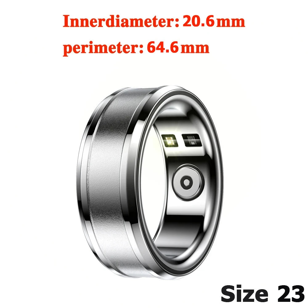 NEW Fashion Healthy Smart Ring Heart Rate Blood Oxygen Thermometer Fitness Tracker Smart Finger Digital Rings For Men Women Gift - Gymlalla