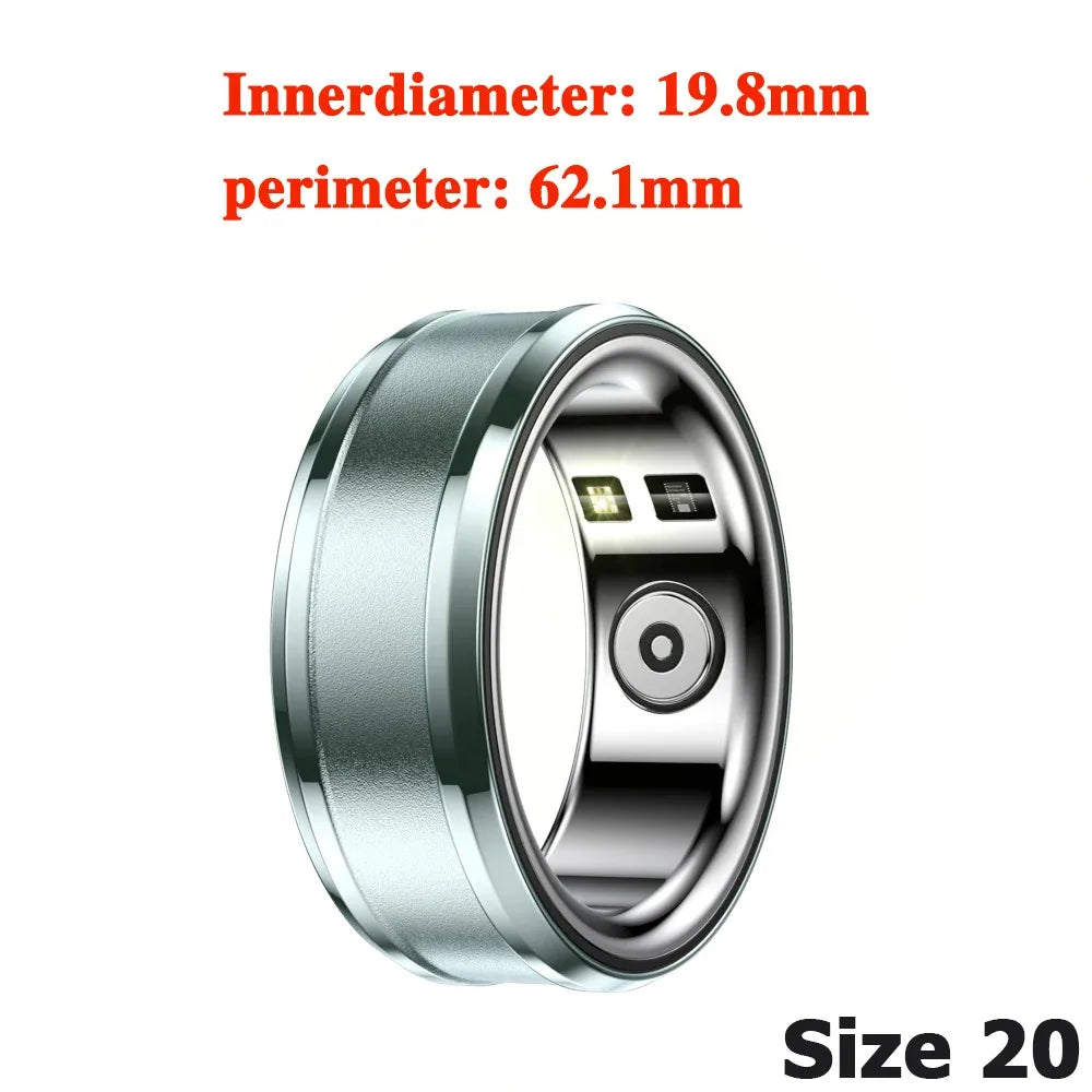 NEW Fashion Healthy Smart Ring Heart Rate Blood Oxygen Thermometer Fitness Tracker Smart Finger Digital Rings For Men Women Gift - Gymlalla