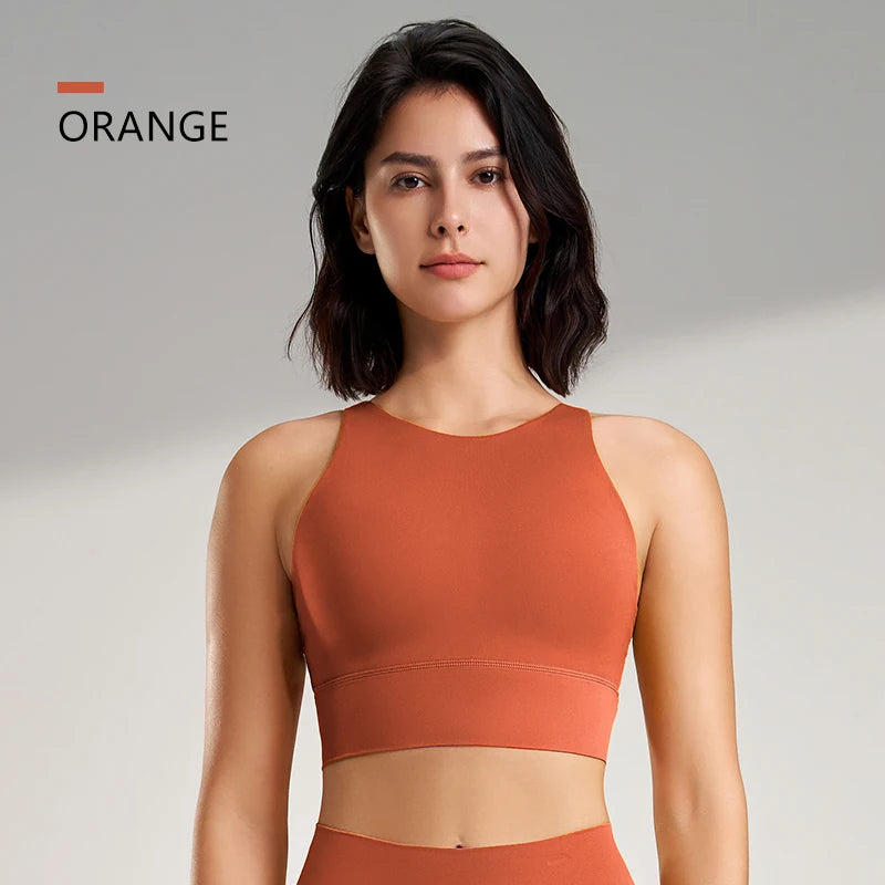 New women's sports underwear gym bra high-intensity sports yoga underwear quick-drying shockproof yoga undershirt