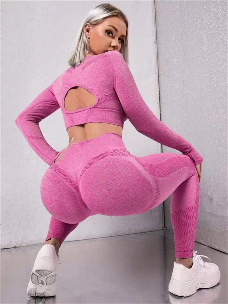 Long Sleeve Workout Set - Gymlalla