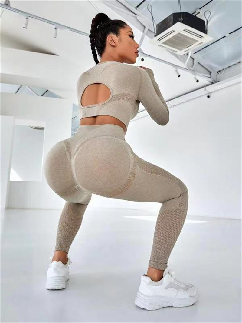 Long Sleeve Workout Set - Gymlalla