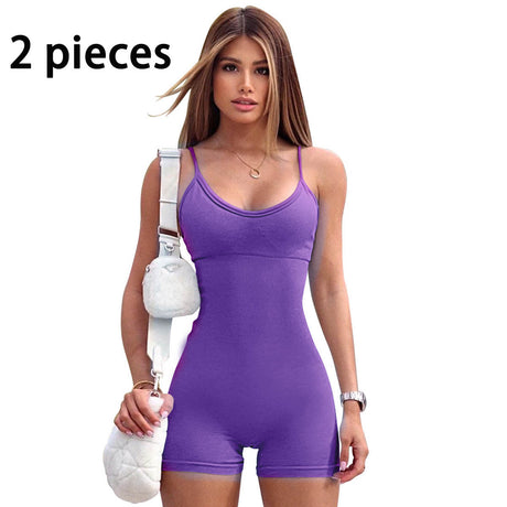 Shorts Romper Workout Set - Gymlalla