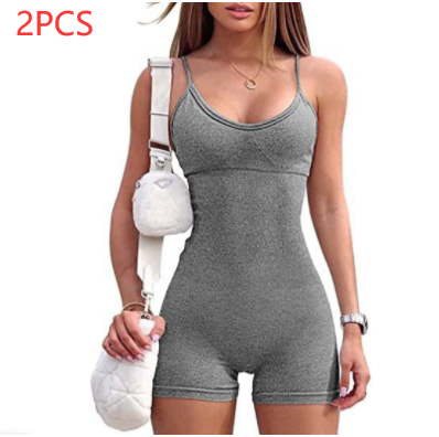 Shorts Romper Workout Set - Gymlalla