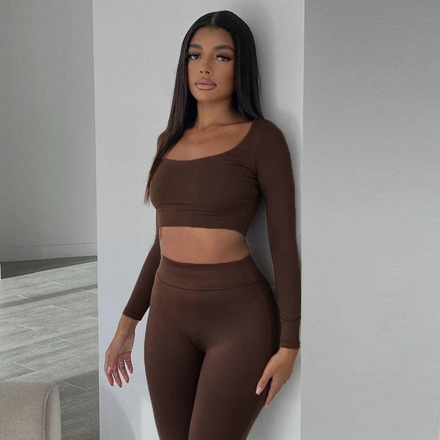 Crop Top Gym sets - Gymlalla