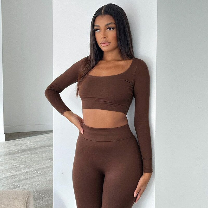 Crop Top Gym sets - Gymlalla