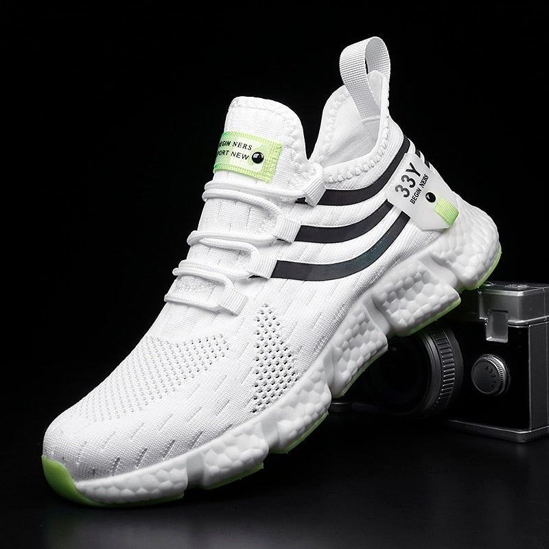 White Gym and Walking Shoes YE33 - Gymlalla