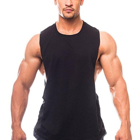 Brand New Plain Tank Top Men Bodybuilding Singlet Gyms Strin - Gymlalla