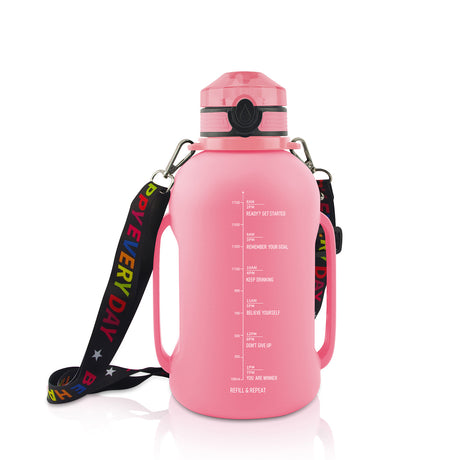 Large Capacity Water Cup Fitness Portable Roll Cup Food Grade Silicone Belly Cup Folding Outdoor Sports Water Bottle - Gymlalla