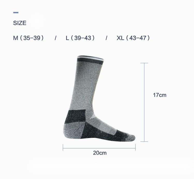Outdoor socks men and women merino wool socks - Gymlalla