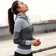Women Hooded running jacket Long Sleeve Sweatshirt - Gymlalla