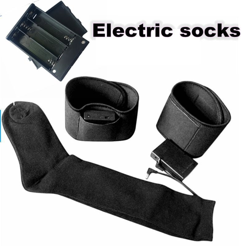 Electric heating socks heating socks electric heating socks heating foot warmer charging foot warming socks - Gymlalla