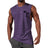 Coconut Tree Embroidery Vest Summer Beach Tank Tops Workout Muscle Men Sports Fitness T-shirt - Gymlalla