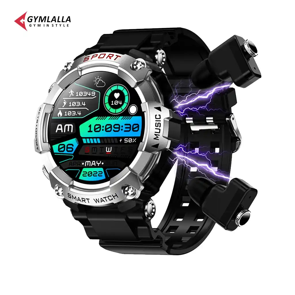 Smart Watch with built in Earbuds New Release by Gymlalla - Gymlalla