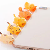 Cartoon Anime Animal Cable Protector Usb Line Earphone Cable Protector Charger Cartoon Bite Data Line Protectors Cable Organizer