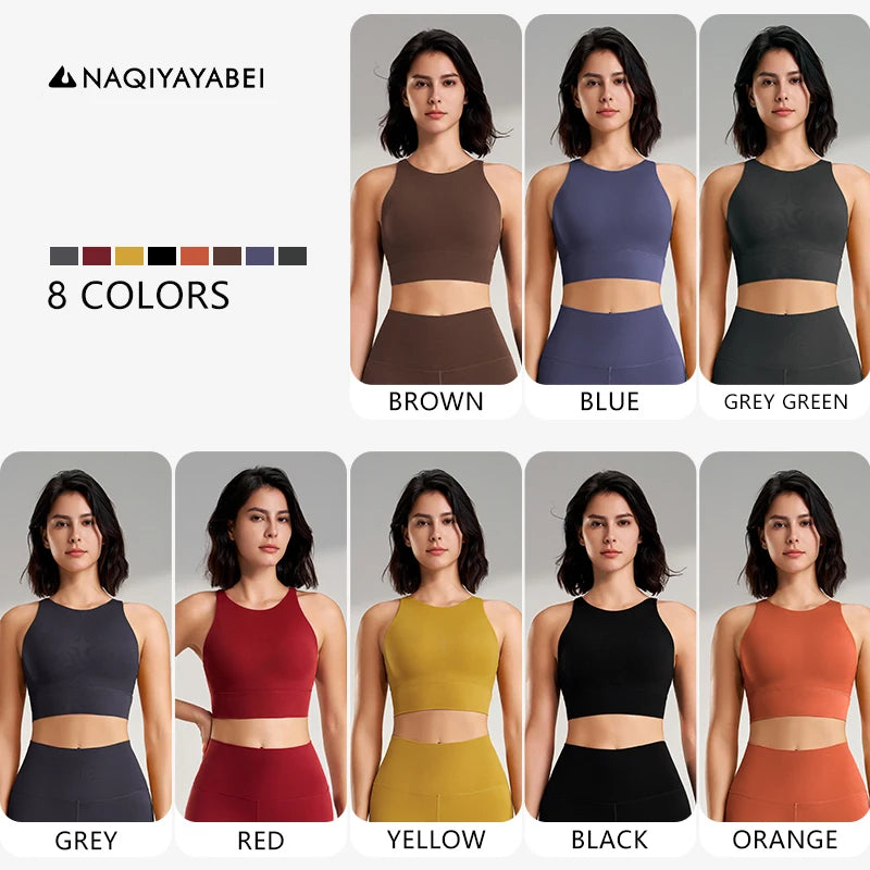 New women's sports underwear gym bra high-intensity sports yoga underwear quick-drying shockproof yoga undershirt