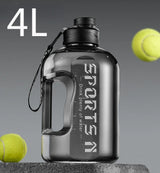 1L UP To 5L Gym Cycling Bottle Cup Outdoor Sport Large Capacity Water Bottle Kettle Fitness BPA FREE Scale Drink Bottle for Men - Gymlalla