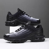 Breathable Men's Sports And Leisure Heightening Full Palm Cushion Running Shoes