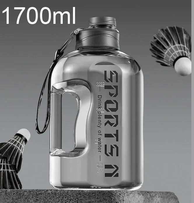 1L UP To 5L Gym Cycling Bottle Cup Outdoor Sport Large Capacity Water Bottle Kettle Fitness BPA FREE Scale Drink Bottle for Men - Gymlalla