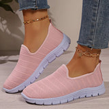 2024Summer Sneakers Slip On Flat Shoe Women's Fashion Casual Loafers Walking Shoe Outdoor Mesh Soft Bottom Sports