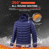 21 Areas Heated Jacket Winter Men's Women's Motorcycle Jacket USB Electric Heating Jacket Heated Vest Moto Thermal Clothing Coat - Gymlalla