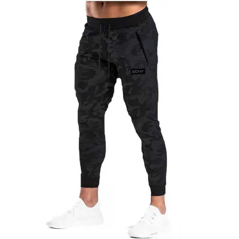 GITF Camouflage Quick drying jogging pants men Sport Pencil Pants Men Bodybuilding Joggers Gym Trousers Running Pants Men