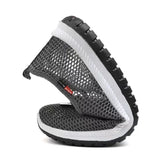 Men's breathable lightweight casual mesh sports shoes summer outdoor soft sole running shoes fashion walking shoes male sneakers - Gymlalla