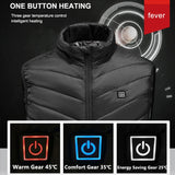 X-TIGER 9/2 Places Heated Jacket Men Women USB Electric Thermal Warm Hunting Coat Winter Outdoor Camping Hiking Heated Vest - Gymlalla