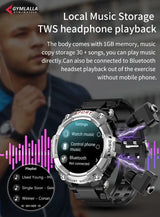 Smart Watch with built in Earbuds New Release by Gymlalla - Gymlalla