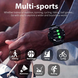 ATTACK Full Touch Screen Fitness Tracker Smart Watch Men Heart Rate Monitor Blood Pressure Smartwatch for Android Ios - Gymlalla