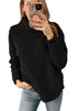 Women's Clothing New Furry Turtleneck Solid Color Hoodie Plush Top Women - Gymlalla