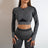 Long Sleeve Tops Workout Set - Gymlalla