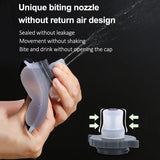 Mini Running Wrist Water Bottle Kettle Holder Wrist Storage Bag Hydration Pack Soft Flask For Marathon Riding Fitness Climbing - Gymlalla